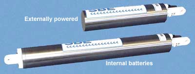 SBE 54 with standard (short) housing & optional (long) housing for internal batteries